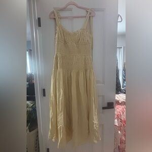 Elegant Yellow Sundress
